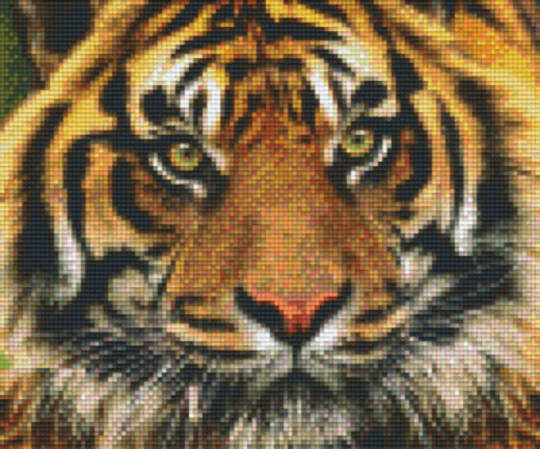 Tiger Six [6] Baseplate PixleHobby Mini-mosaic Art Kits